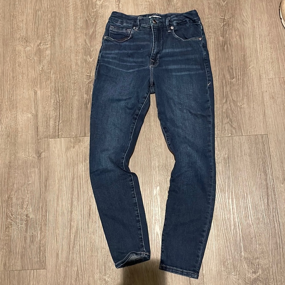 Good American good legs crop jeans